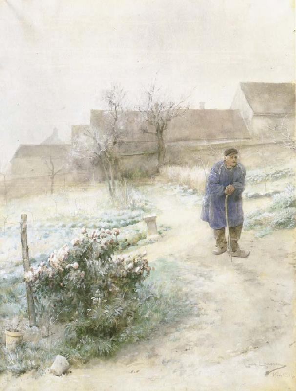 Carl Larsson November oil painting picture